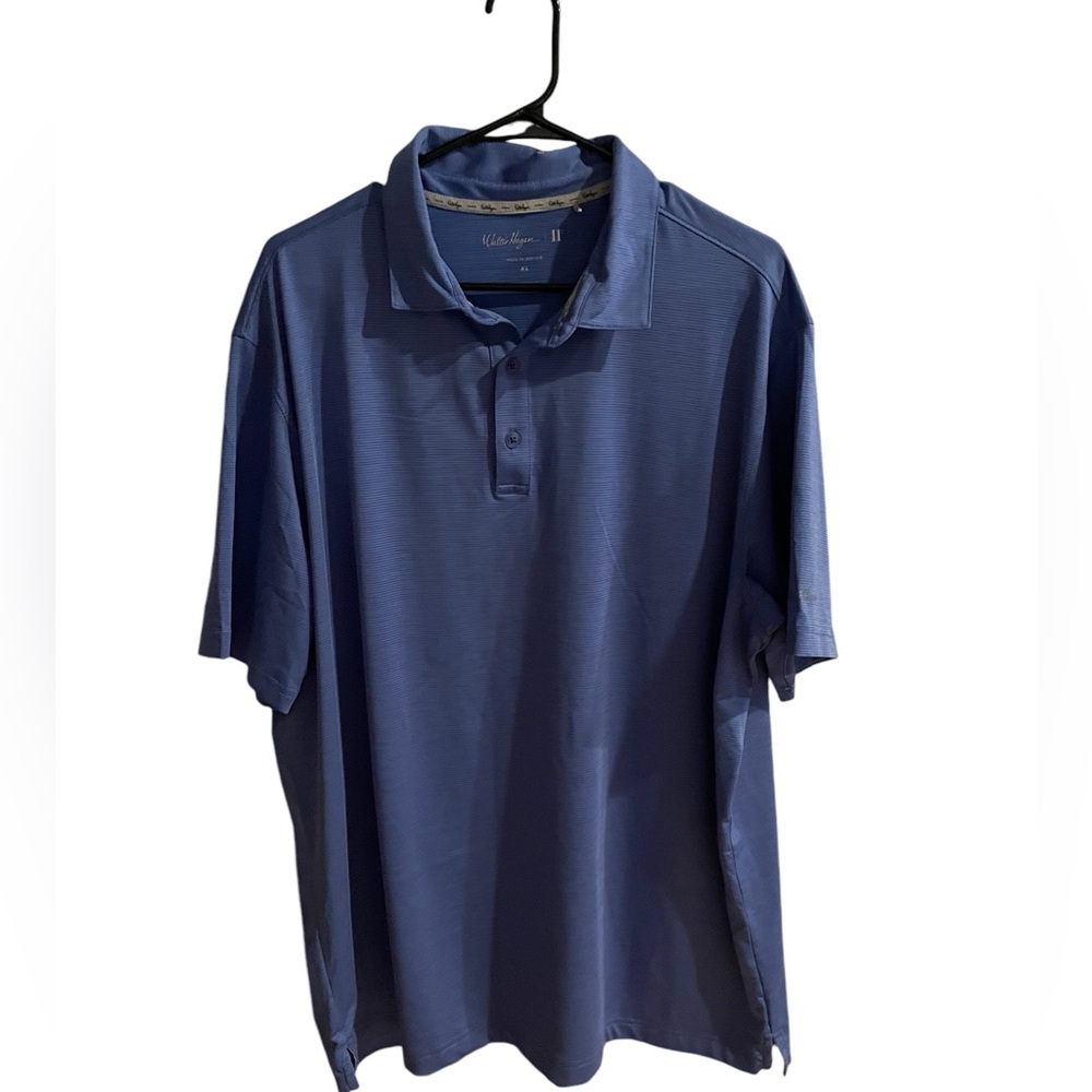 Walter‎ Hagen - Blue stripe golf shirt. XL